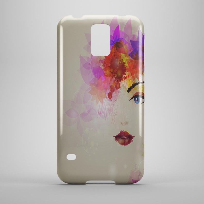 Sia Gaga Phone Case Cover Water Painted Protector Man Made for Samsung S5 Mini