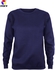 Boxy Ladies Baju Long Sleeves Fleeced Sweater - 4 Sizes (Navy)