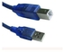 Universal USB Printer Cable 1.5m - Blue