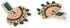ZAVERI PEARLS Peach & Green Multistrands Bridal Necklace Earring Maangtikka & Ring Set For Women-ZPFK12626