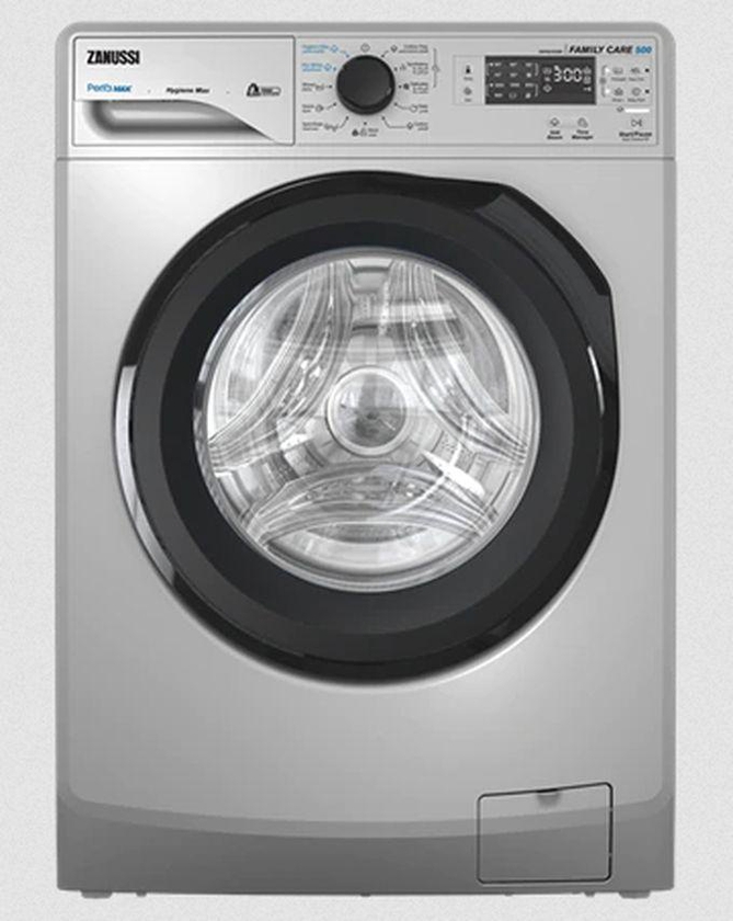 Zanussi ZWF8240SB5 Front Load Automatic Washing Machine, 8 KG Digital 1200RPM Silver