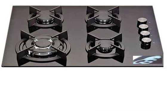 Gs 60x50cm Built-in 4 Burner Gas On Glass Hob Cooktop Gh-g614
