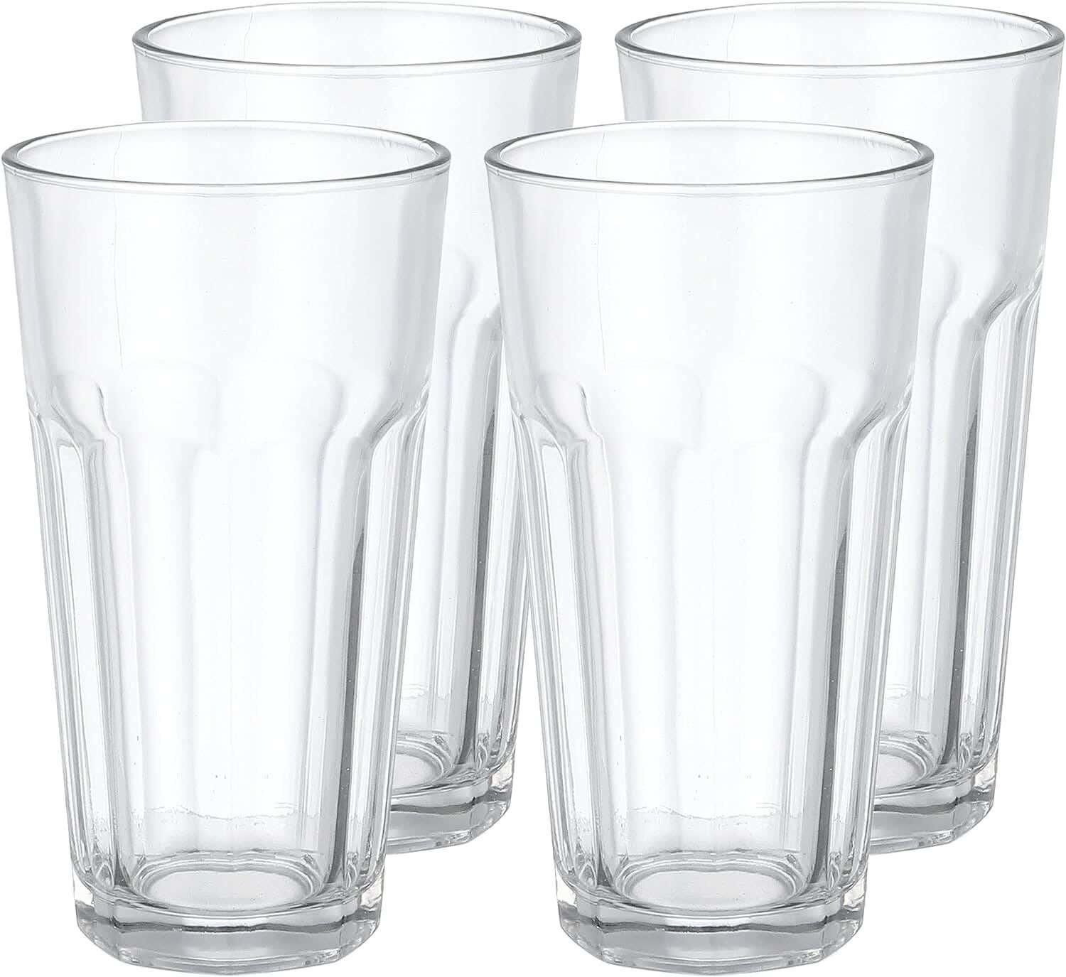 Get Genie Glass Cups Set, 6 Pieces - Clear with best offers | Raneen.com