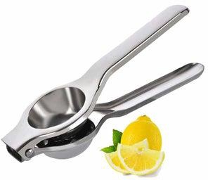 Lemon Squeezer, Stainless Steel Citrus Press Juicer Lime Juice Press Manual Fruit, Anti-Corrosive and Dishwasher Safe, Safe Quick and Effective Juicing, Super Easy to Clean