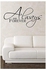 Walliv Always And Forever Italic Wall Quote Wall Sticker Decal Black ‎24.6 x 12.4 x 2.6cm