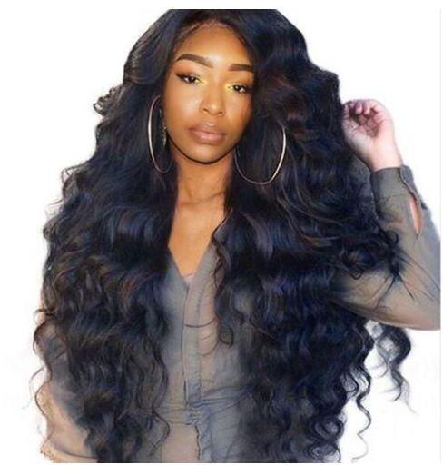 Fashion Women's Wigs Synthetic Natural Long Wavy Highlights Full Wig