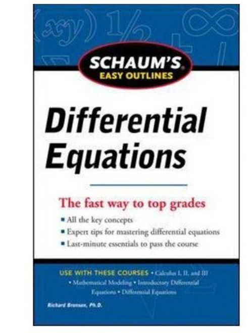 Schaum`s Easy Outline of Differential Equations