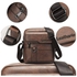 Crossbody Bag Genuine Leather Shoulder Bag - Brown