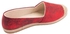 ZAHWA Women's Handmade Leather Espadrin Shoes 39 - Red ZS62012-RED-39