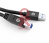 HP 5 GBPS High Speed USB 3.0 Printer Cable 1.5 Mtr, HP040, Black