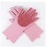 Anti-Slip Kitchen Gloves Pink 10x10x10centimeter