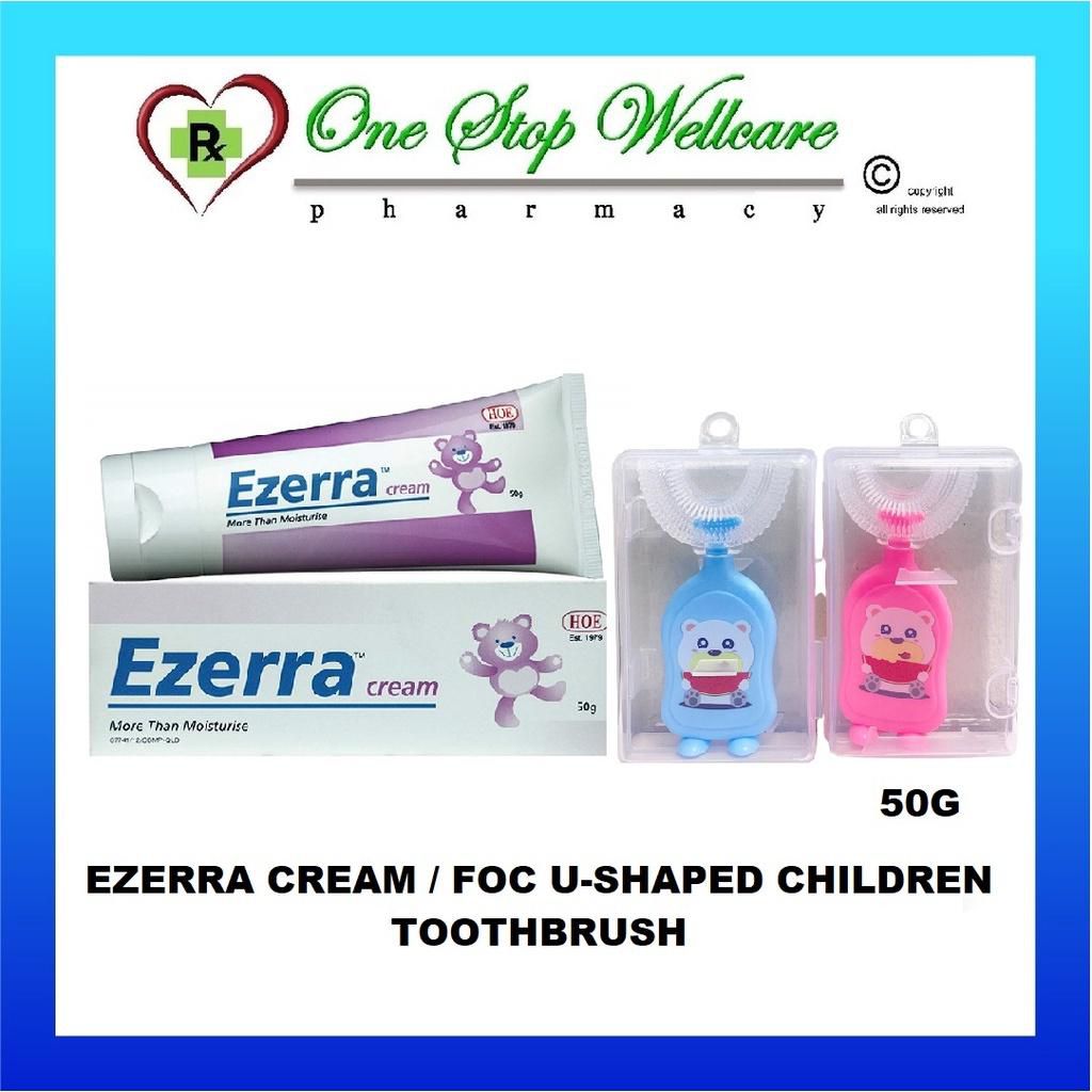 Ezerra More Than Moisturise Cream 50G / FOC U-Shaped Kids Toothbrush