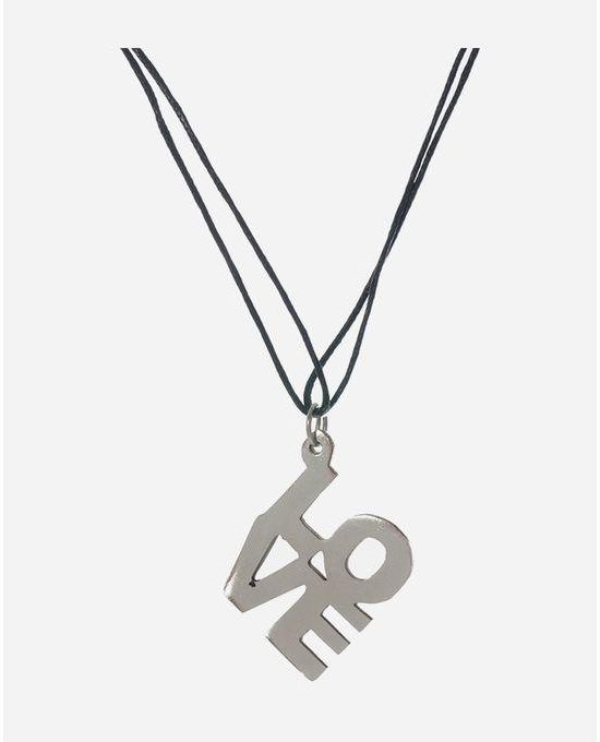 Variety Metal Love Necklace - Silver