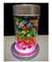 Narkeed Happy Love DIY Jar Gift with LED Color Changing Base - Silver