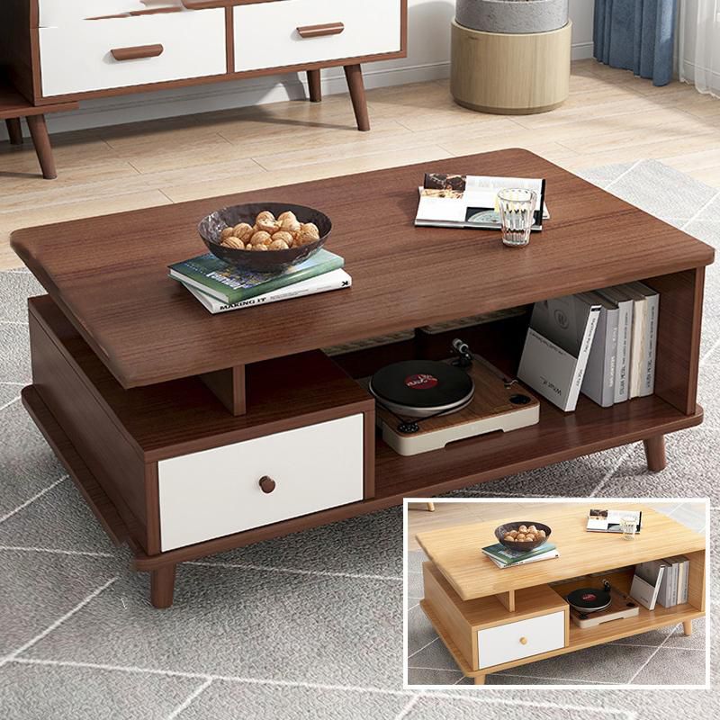 GTE Coffee Table Living Room Small Cabinet Combination Tea Table (2 Colors)
