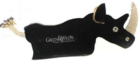 Green&Wilds Ronnie The Rhino Eco Toy for Dogs