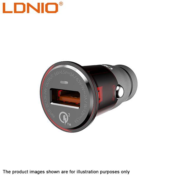 LDNIO C304Q Qualcomm 3.0 Quick Car Charger With Micro USB Cable