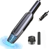 Car Vacuum Cleaner,Portable Car Vacuum High Power 120W/6000Pa, 12V Handheld Vacuum with 5m Corded for Car Interior Detailing Wet or Dry Car Cleaning Kit