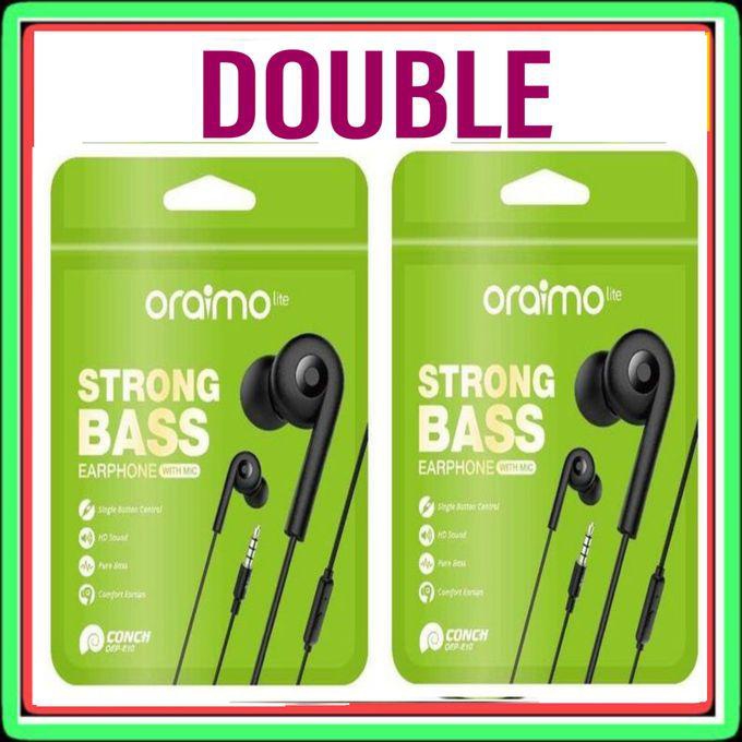 Oraimo 2 Strong Bass, HD Sound Earphone //