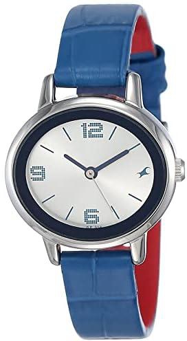 Fastrack Analog Silver Dial Women's Watch-NL6107SL01/NP6107SL01