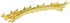 Aiwanto 2Pcs Hair Clip Hair Pin Stylish Golden Silver Hair Clips Side Clips Fashion Hair Accessories(Golden 2pc)