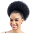 Generic Afro Hair Bun Extension Colour #2 Black (FREE GIFT inside)