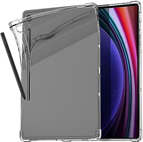 NESLIN Clear Case Compatible with Samsung Galaxy Tab S9 2023 Tablet Cover, Soft TPU Ultra-Thin Cover, Full Coverage Corner Air-Cushion Shockproof Protective Bumper Case for Galaxy Tab S9, 11 inch 2023