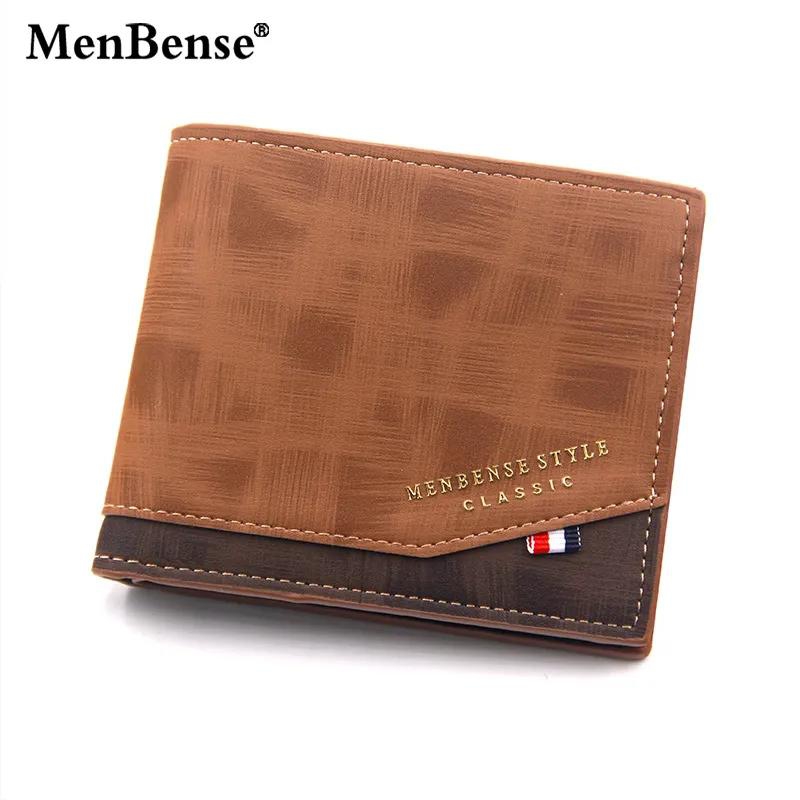 Menbense Unique Stylish Mens Leather Wallet  Wallet Men Soft Leather wallet with several card slots multifunction men wallet purse male clutch