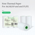 PeriPage Thermal Paper Roll 56 * 30mm / 2.2 * 1.2in BPA-Free Black Font No Adhesive Labels for PeriPage A6/A8/P6 Papering P1/P2 Thermal Printer Pack of 3 Rolls