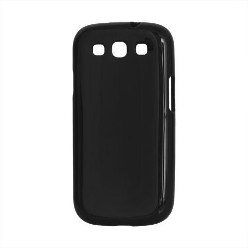 Glossy TPU Case Cover for Samsung GT-I9300 Galaxy S3 SIII (Black)