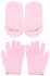 HEALLILY Moisturizing Gloves Overnight Aloe Socks for Women 4Pcs Skin-friendly Moisture Gloves and Aloe Infused Socks for Salon Home