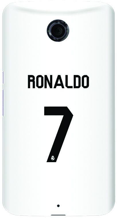 Stylizedd Google Nexus 6 Slim Snap case cover Matte Finish - Ronaldo Real Jersey