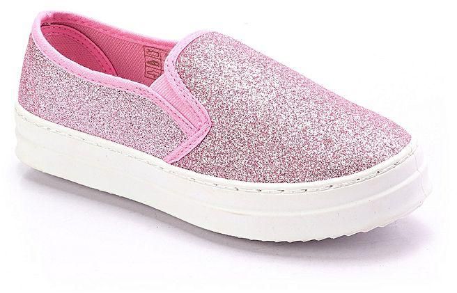 Shoe Room Pu Leather Sneakers - Pink