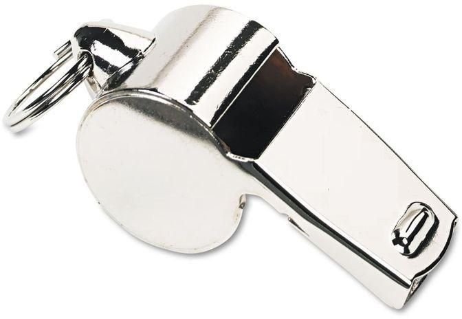 Sports And Security Metallic Whistle