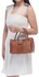 Sofia Cardoni SC643 Small Tote Bag for Women - Leather, Cognac
