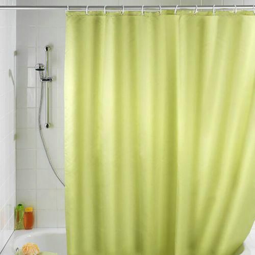 Antifungal Cotton Shower Curtain Green, Antifungal Shower Curtain