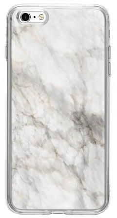 Classic Clear Series Marble Printed Case Cover For Apple iPhone 6s Plus/6 Plus Grey