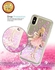 Max Glitter Dynamic Liquid Soft TPU Silicone Transparent Back Cover For IPhone XS
