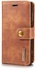 Crazy Horse Texture Flip Detachable Magnetic Leather Case For Sony Xperia XZ2 Compact, With Holder & Card Slots & Wallet(Brown)