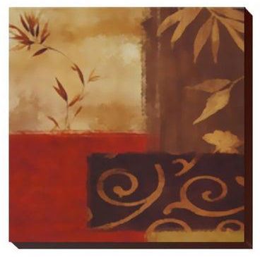 Decorative Wall Painting With Frame Brown/Beige 15x15cm