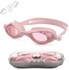 Dolphin G-2200 Anti-Fog Swim Goggles With Box & Ear Plugs, Pink