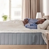 VÅGSTRANDA Pocket sprung mattress, extra firm/light blue, 90x200 cm - IKEA