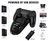 SCIENISH PS4 Dual Shock Controller Dual USB Charging Charger Docking Station for PS4/PS4 Slim/PS4 Pro Controller