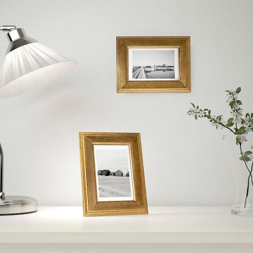 VIRSERUM Frame, gold-colour, 10x15 cm - IKEA