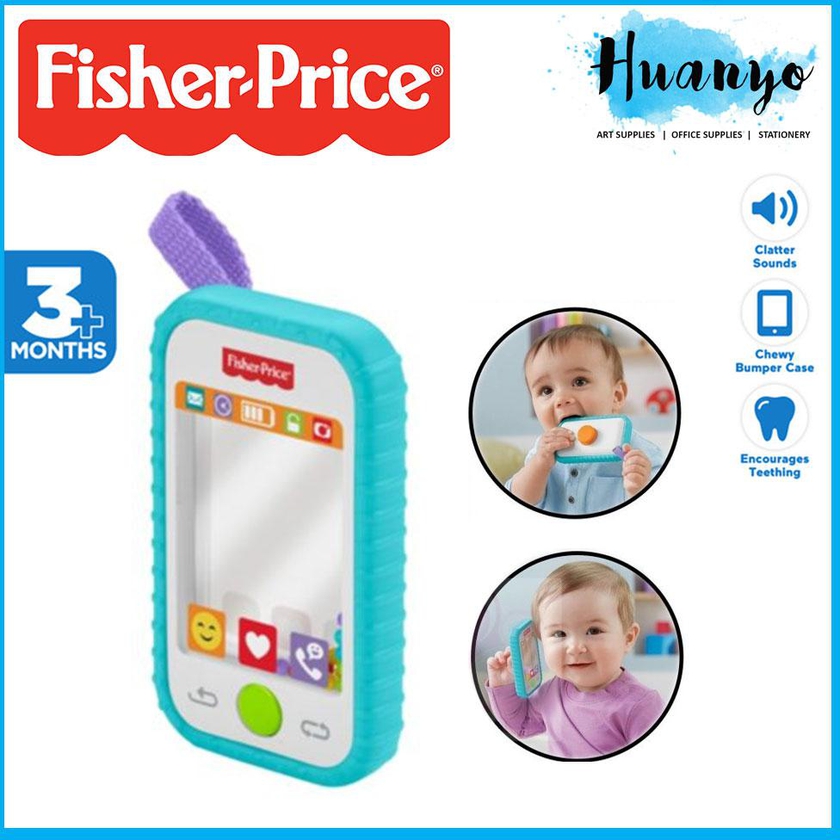 Fisher-Price #Selfie Fun Phone Activity , Rattle, Teething Toy (3 Months+)