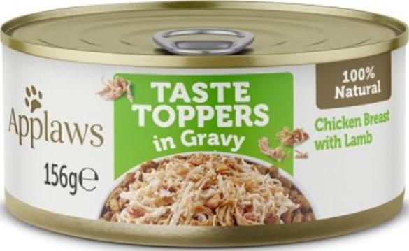 Applaws Taste Topper in Gravy Chicken Lamb Dog Tin 156G