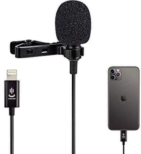 Professional Lavalier Lapel Omnidirectional Condenser Microphone