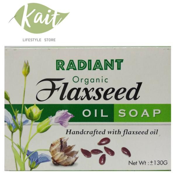 Kaitlifestylestore RADIANT Flaxseed Oil Soap 130g