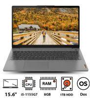 Lenovo Ideapad 3 15ITL6 Laptop, Intel Core i5-1155G7, 15.6 Inch, FHD Display, 1TB HDD, 8GB RAM, Intel Iris Xe Graphics, FreeDos - Arctic Grey