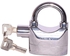 Generic Hardened Alarm Security Padlock - Silver-best quality